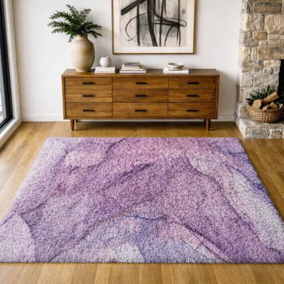 Addison Rugs Premium Washable Super Soft Abstract Brandt Dream Shag Rug