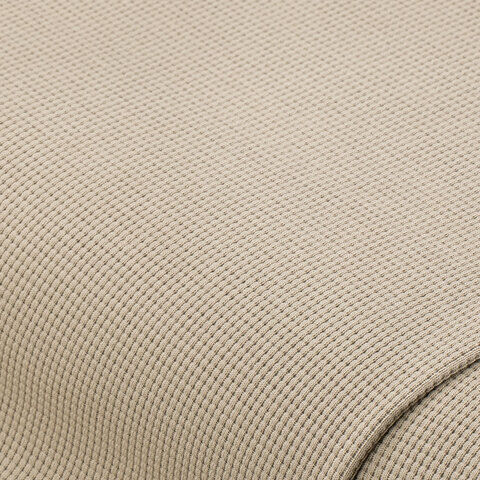 Baumwoll-Waffeljersey, helltaupe