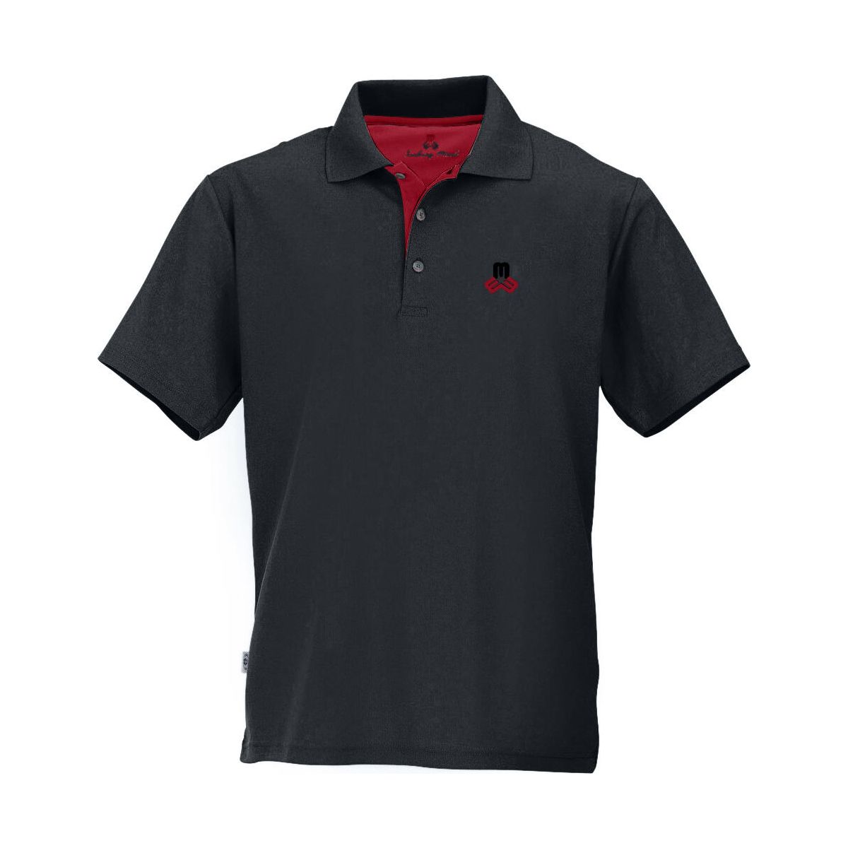 MAUL Sport Spiez Fresh - SP - 1/2 Poloshirt black/red (193) 52 4941822237-193-52