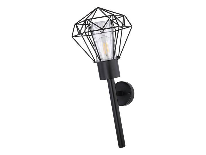 home24 Wandlamp Horace III 29 x 23cm zwart