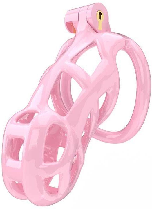 Rimba Cage de Chasteté à Pénis - M - Pink - PC01