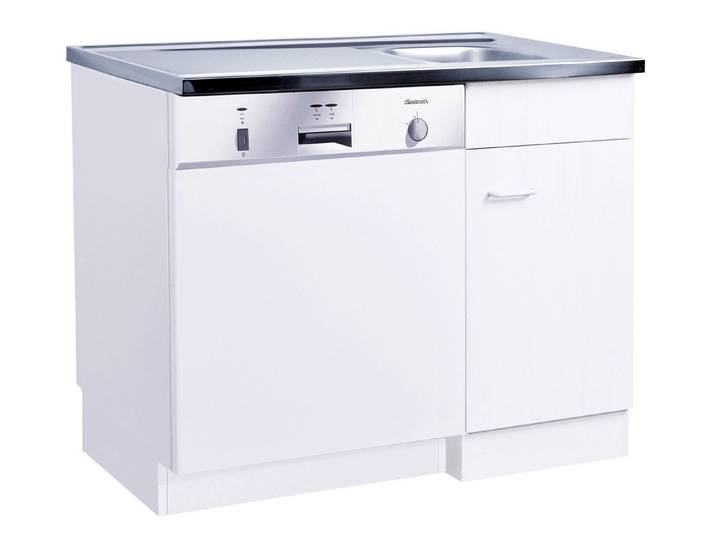 KOCHSTATION Spülenschrank KS-Elster Spülzentrum für Geschirrspüler, ohne Front B/H/T: ca. 100/85/60 cm