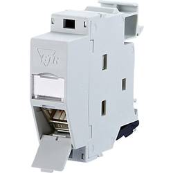 Metz Connect 130B127003-E Netzwerkdose Hutschiene CAT 6a Lichtgrau (RAL 7035)