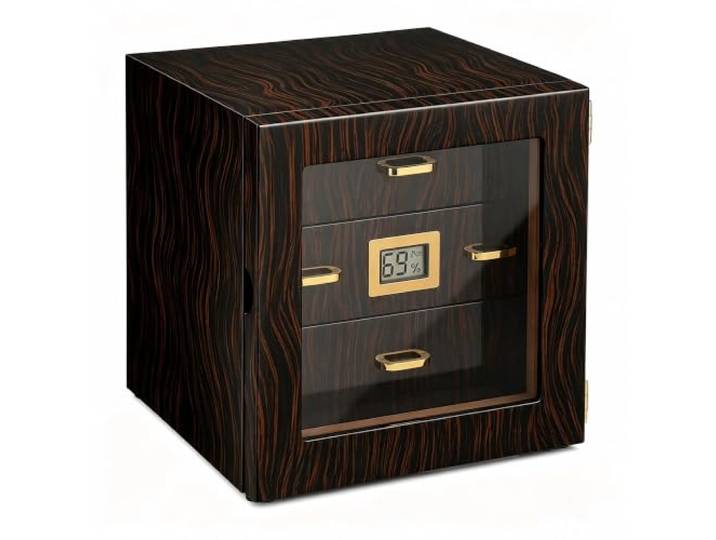 Mit Zedernholz ausgekleideter, transparenter Zigarren-Humidor Mit erstklassigem Zedernholz ausgekleidet, um die Alterung und das Aroma der Zigarre zu verbessern.