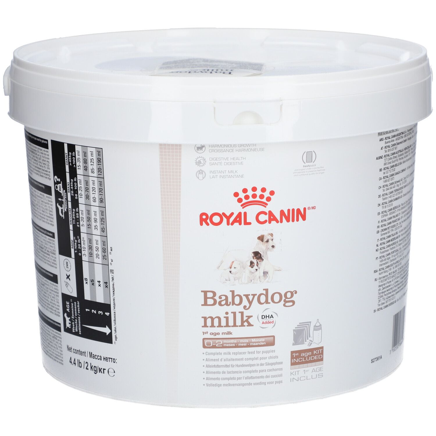 Royal Canin Babydog Milk 2 kg Milch