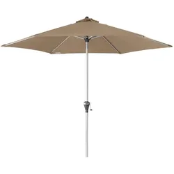 Doppler Marktschirm Active Auto Tilt Ø 280 cm Aluminium Grau Greige