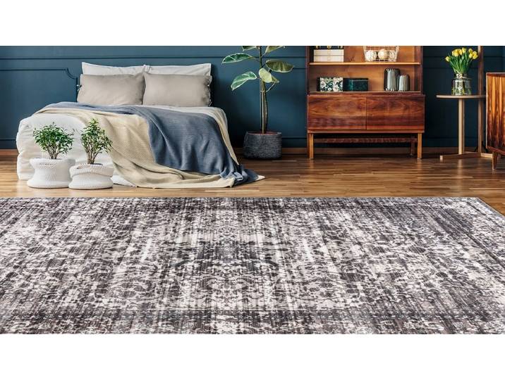 Teppich ARTE ESPINA Saphira 500 , grau, B:160cm H:6mm L:230cm, Polyester, Teppiche, Teppich