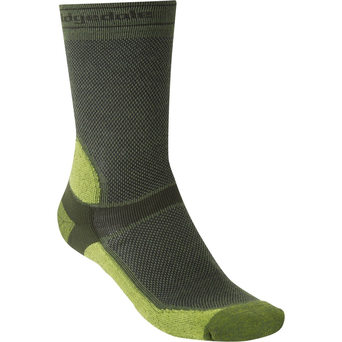 Bridgedale Mtb/Gravel Lightweight Coolmax Sport Boot dk green/lime (334) S 710357-334-S