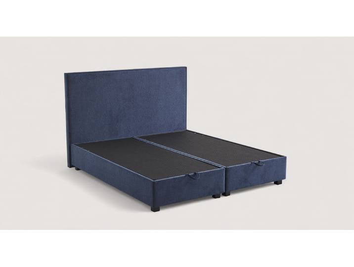 Tête de lit FIRENZE - Tissu Bleu - L140 x H120cm