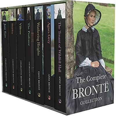 Zinet The Brontë Sisters Collection 7 Books Box Set – Charlotte, Emily & Anne Brontë – Paperback – Jane Eyre, Wuthering Heights & More – Classic Fiction