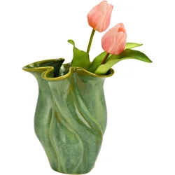 Vase aus Keramik Grün