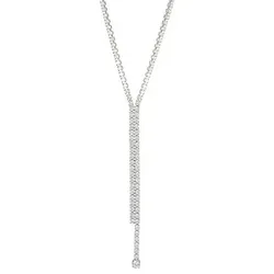 DIAMONIQUE® Collier = 19,30ct Brillantschliff Edelstahl