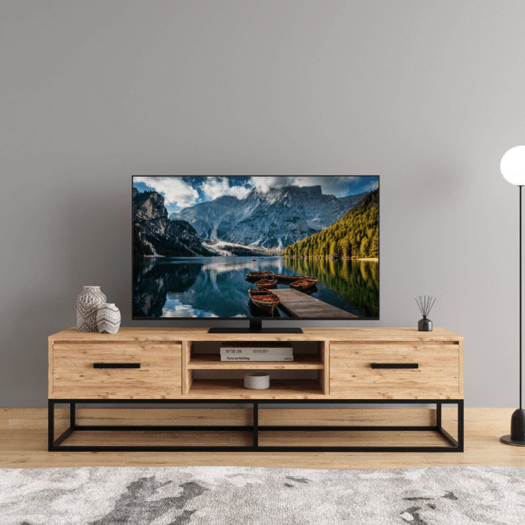 Borough Wharf TV Stand for TVs up to 75" Atlantic Pine 75"