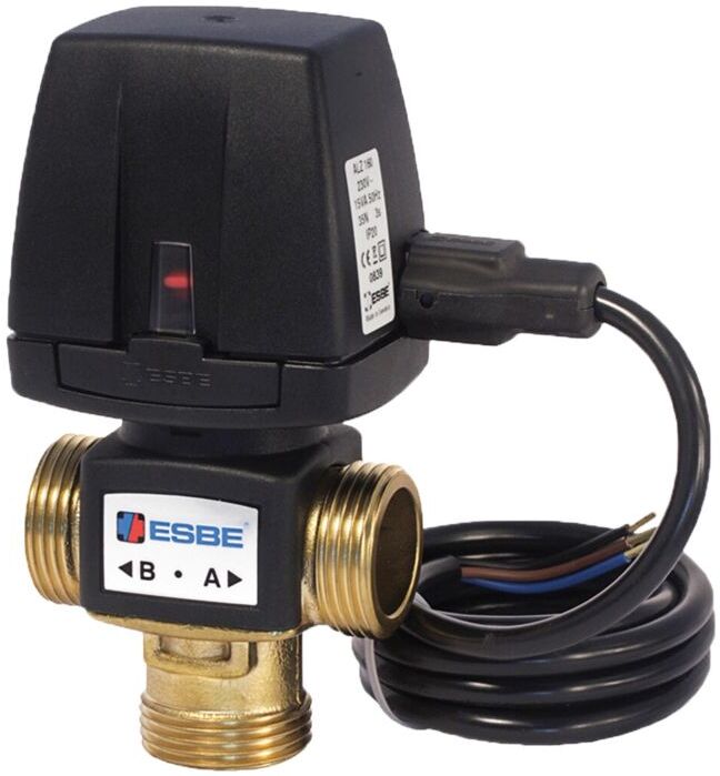 ESBE Vzd 3-Wege-Zonenventil 43080300 DN 15, G 3/4, kvs 3,5, festes Kabel