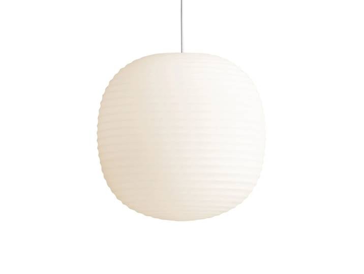 New Works Suspension Lantern moyen Frosted white opal glass