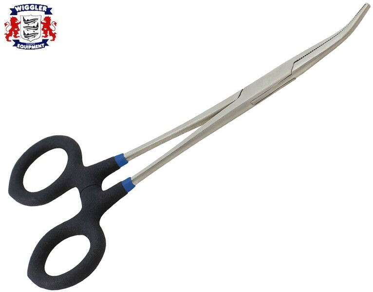 Wiggler Forceps - Krogløsersaks Buet 6"