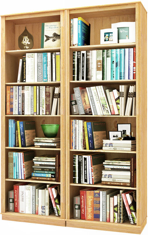 Rosalind Wheeler Delbis 223 cm H x 148 cm W Library Bookcase Brown 223cm H X 148cm W X 37cm D