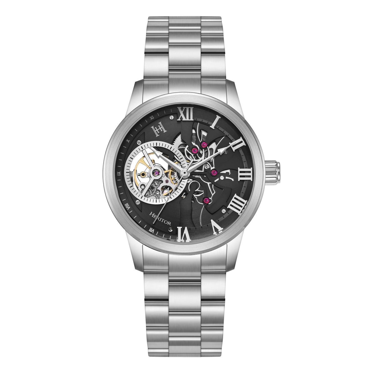 August Semi-Skelett Automatik Uhr
