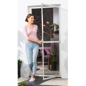 Culex Fliegengitter Alu Compact, für Türen, mit Rahmen, weiß, 100x210cm