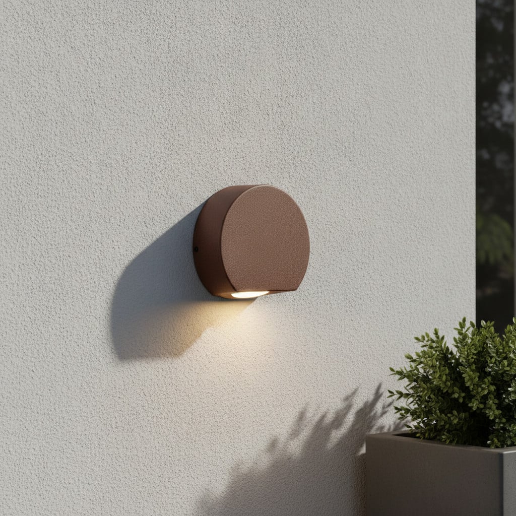 Lyora Design wandlamp Sango roestbruin