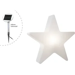 8 seasons design Solar LED-Dekoleuchte Shining Star 'Merry Christmas' Ø 60 cm