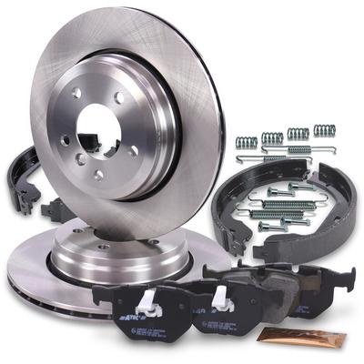 Atec Bremsscheiben + Beläge+Backen Hinterachse Belüftet [Hersteller-Nr. 40579130] für BMW