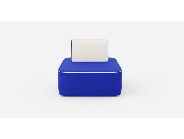 JVmoebel Sessel Moderner Sessel Blaue Minimalistischer Stil Wasserabweisender Stoff (1-St)
