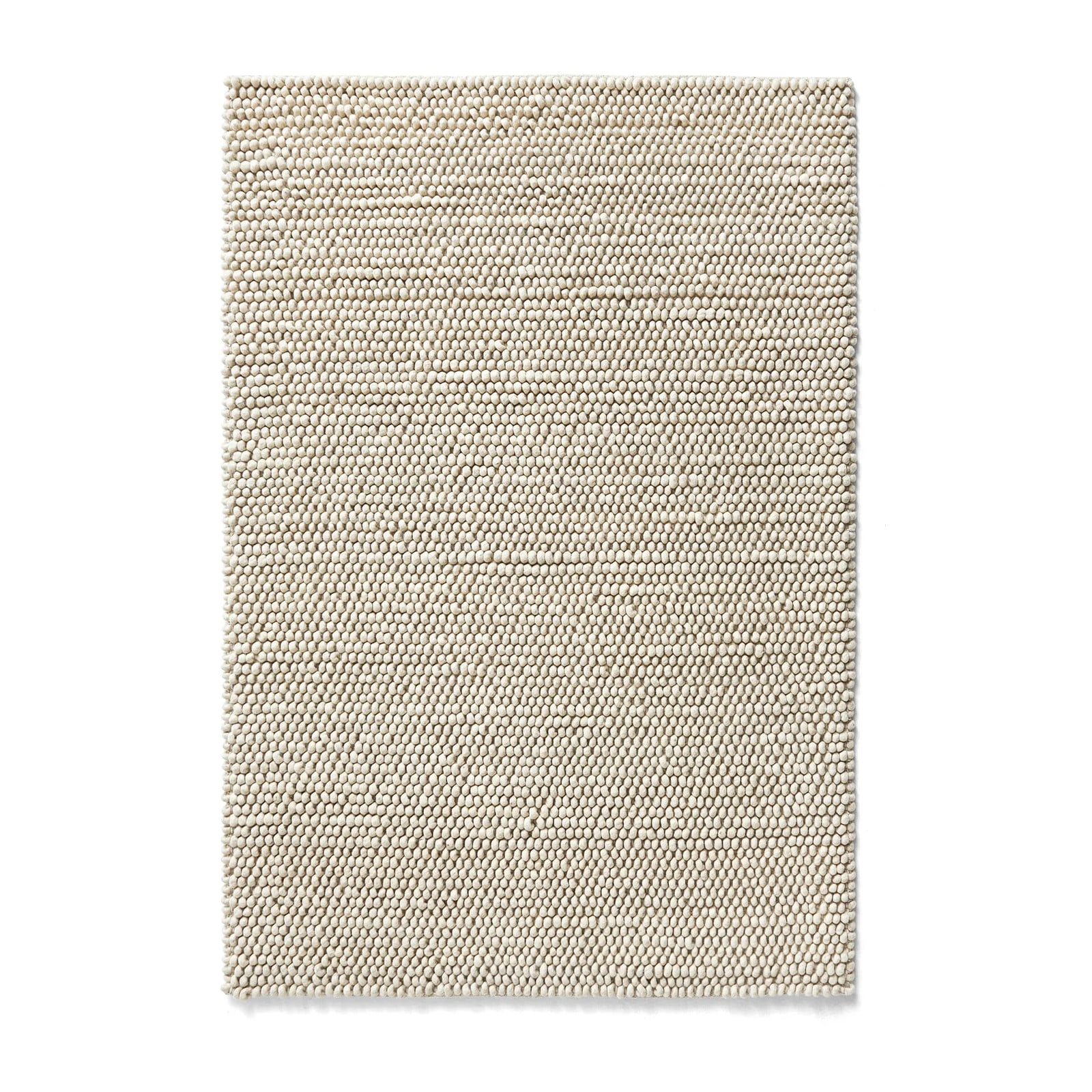 HAY Peas wollen vloerkleed Soft grey 140 x 200 cm