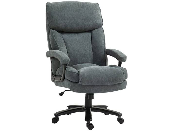 SENVIRO chaise de bureau haute 68 5 x 79 x 117 à 125 cm pivotante basculante réglable gris 200 kg