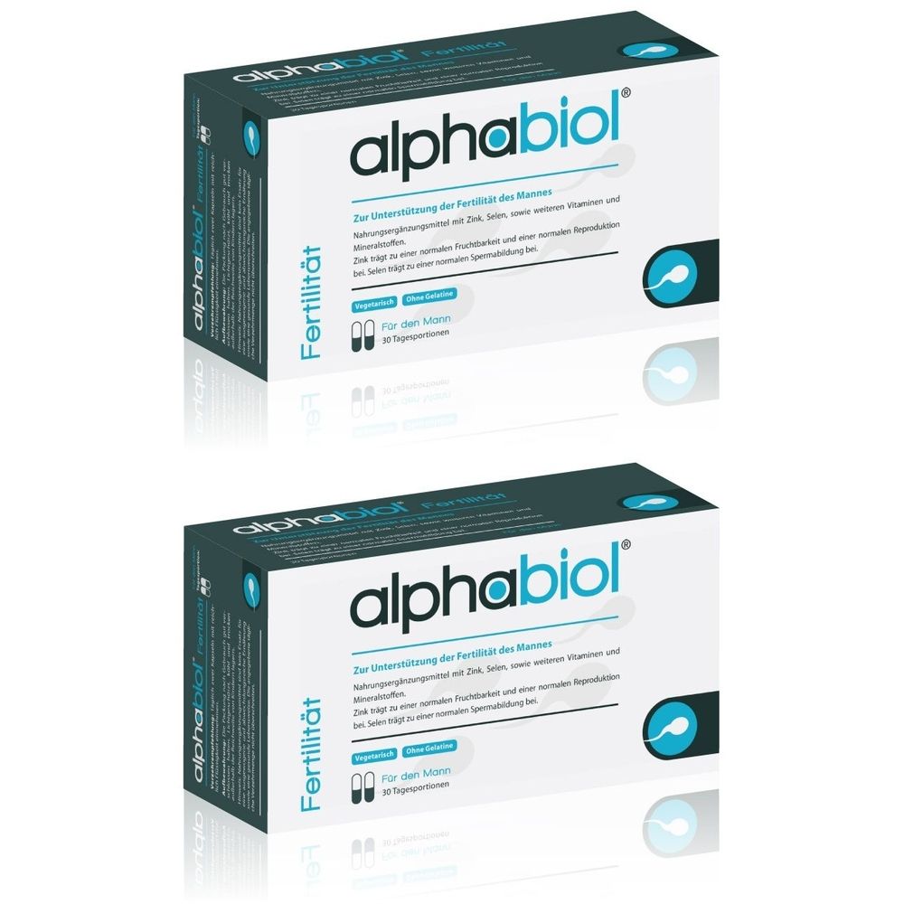 Alphabiol Fertilität für den Mann Kapseln 2x 2x60 St