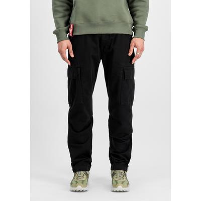 Cargohose ALPHA INDUSTRIES "Agent Pant", Herren, Gr. 34, Normalgrößen, schwarz, Obermaterial: 100% Baumwolle. Futter: 100% Baumwolle, Hosen Cargohose