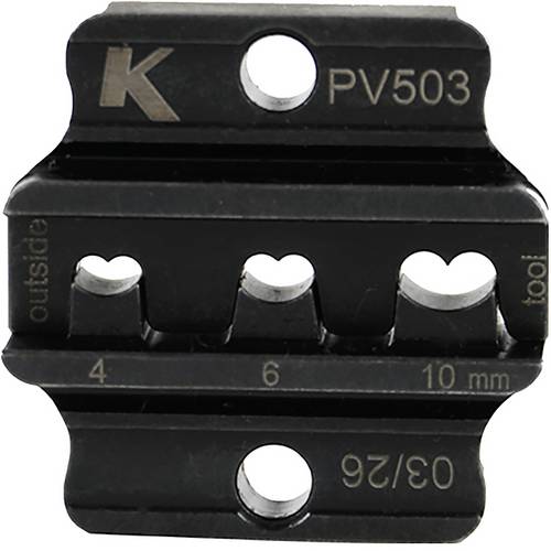 Klauke PV503 Presseinsatz Photovoltaik-Verbinder 4 bis 10mm² Passend für Marke (Zangen) Klauke EKM50ML