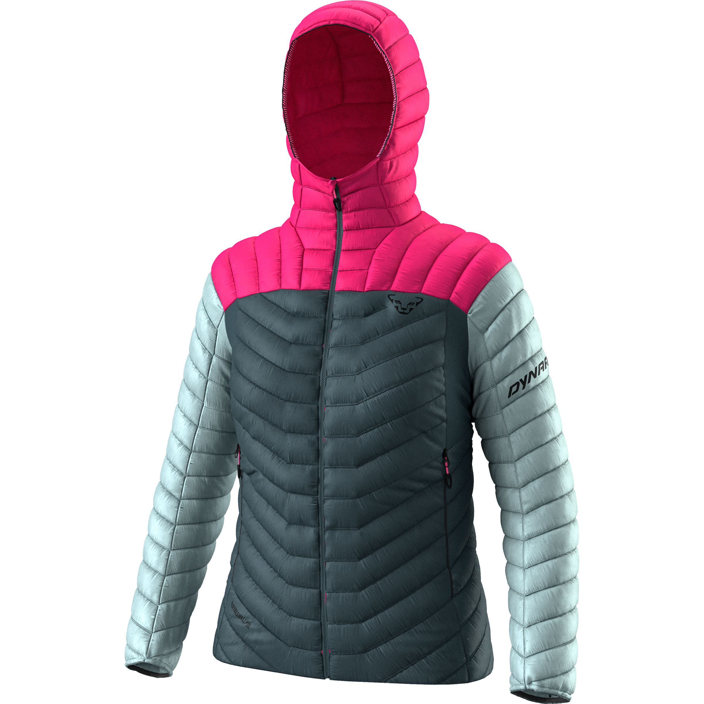 Dynafit Ridge Ultralight Down Damen Isolationsjacke blau Größe M Skitour Klein verpackbar Wasserabweisend