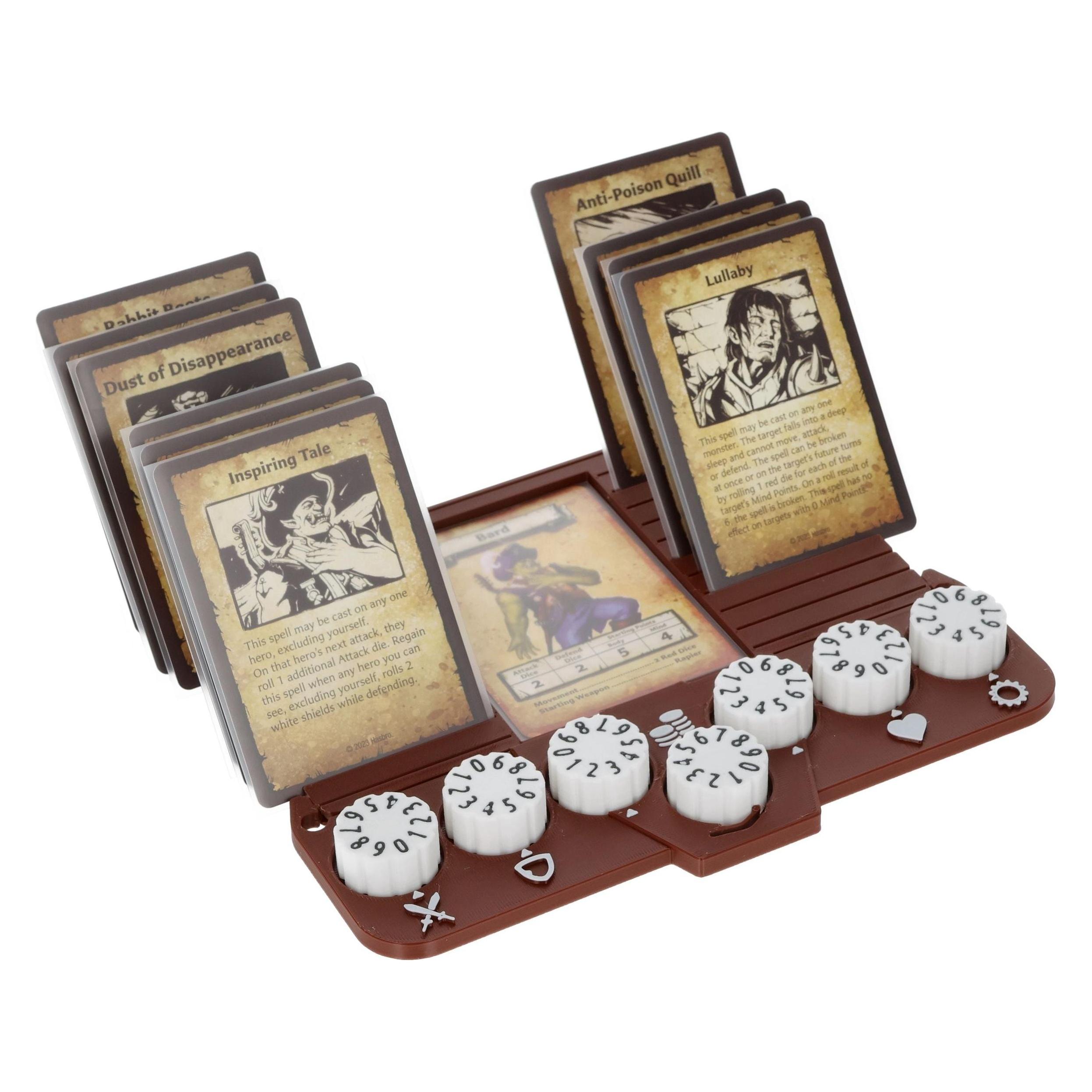 Feldherr Dashboard mit Clip-on Counter für HeroQuest (2021) (Kunststoff) (409441)