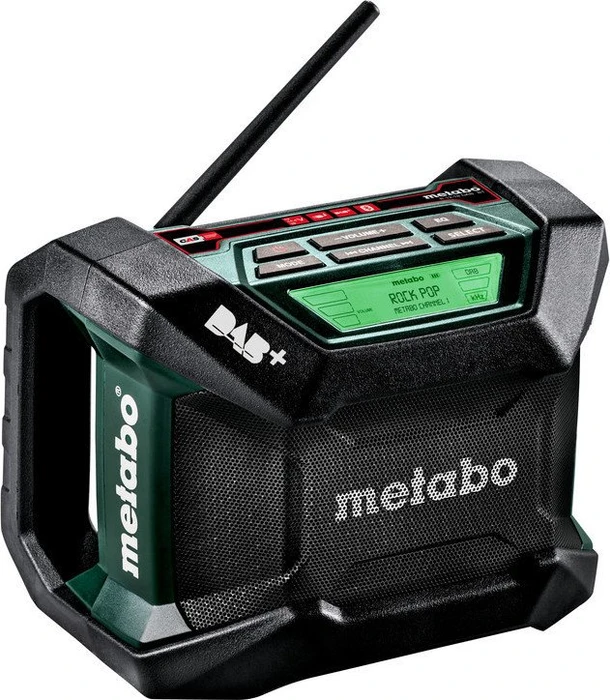 metabo R 12-18 DAB+ BT (600778850) Akku-Baustellenradio (grün/schwarz, UKW, DAB+, Bluetooth, Ohne Akku und Ladegerät)