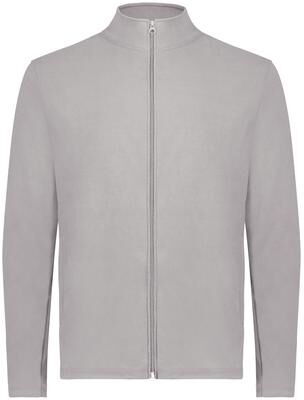 Augusta Sportswear 6861 Micro-Lite Fleece Full Zip Jacket in Grey size Large   Polyester