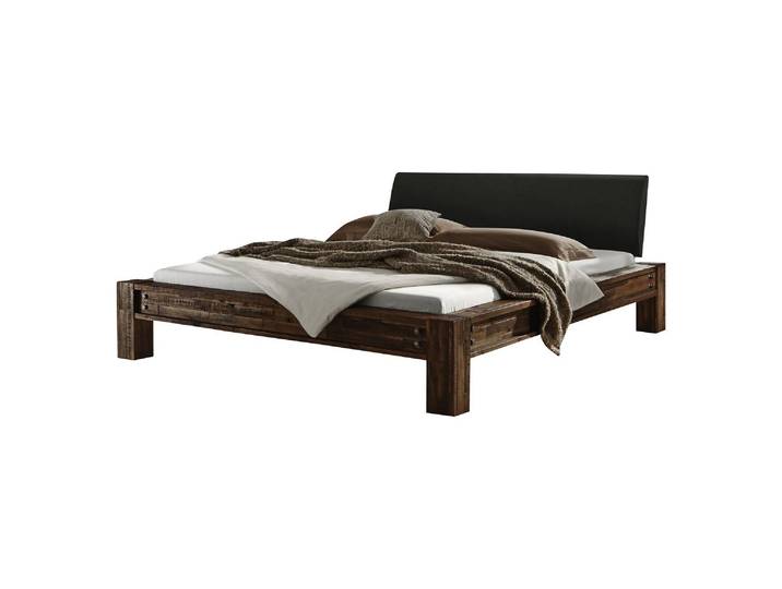 Hasena San Felipe Massivholzbett Vintage Brown Kopfteile