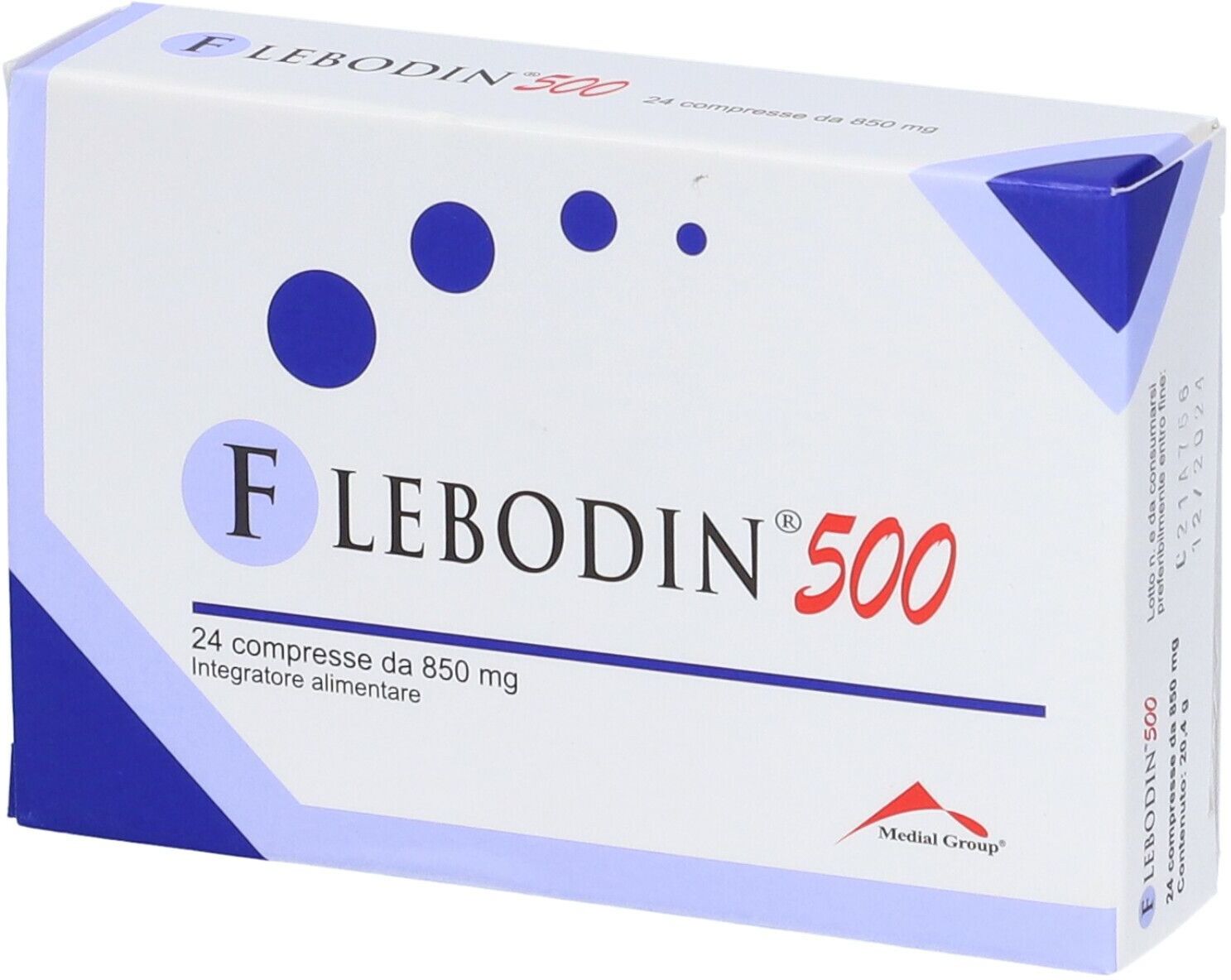 MEDIAL GROUP Srl Flebodin 500, 24 compresse