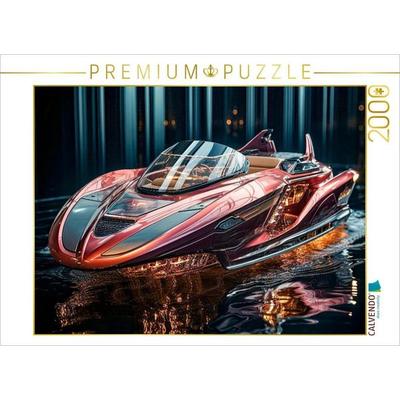 CALVENDO Puzzle Yachten - Der Inbegriff von Geschwindigkeit | 2000 Teile Lege-Größe 90x67cm Foto-Puzzle für glückliche Stunden