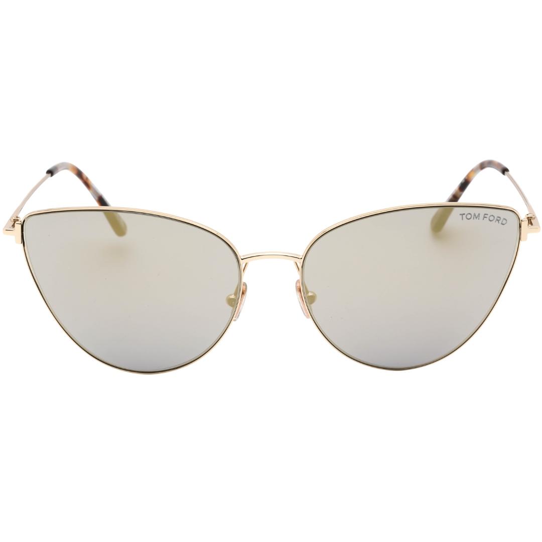 Tom Ford FT1005 28B Anais-02 glanzende ros�gouden zonnebril