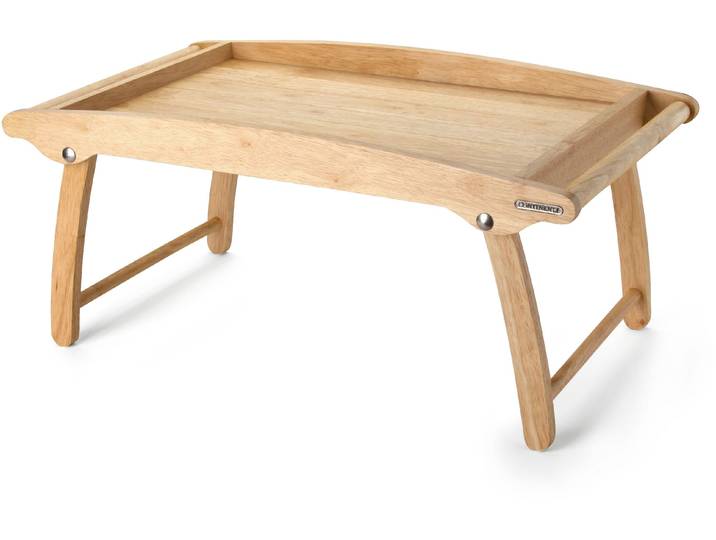 Tablett CONTINENTA, braun (holzfarben), B:35cm H:7cm L:61cm, Holzwerkstoff, Tabletts, Tablett, Bett-Tablett