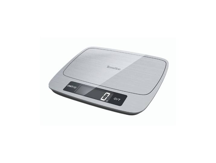 Küchenwaage TERRAILLON My Cook 15 Inox , silber (inox), B:16,8cm H:3cm L:24,5cm, Edelstahl, Küchenwaagen, Küchenwaage
