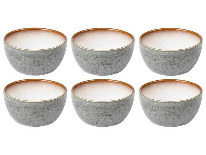 Schale BITZ Ø 10 cm 6 Stück , beige (natur), Schüsseln, Schale