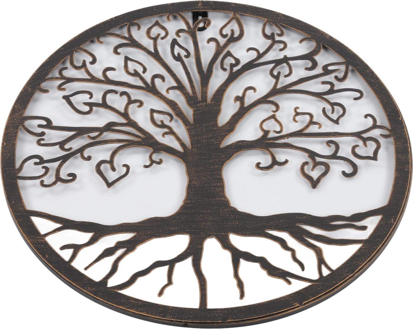 Modern minimalistische metalen wanddecoratie Liefdesboom in boomvorm