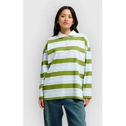 Quiksilver Hutton Polo calliste green polo strps Gr. S