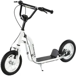 KINDERROLLER ab 5 Jahre Scooter Kinderscooter Tretroller Cityroller Weiß