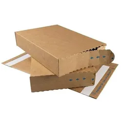 Transpak, Versandkarton + Versandbox, Packbox Masse 240x165x46mm C5 Qualtität 1.20E braun 2xSK-Verschluss braun (25 Stk.)