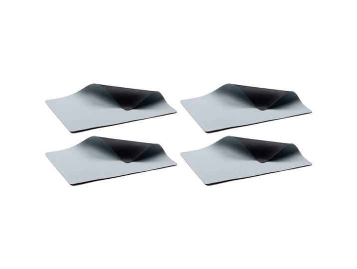 Tischset BITZ Schwarz/Hellblau Vinyl B 33 cm - Tischset