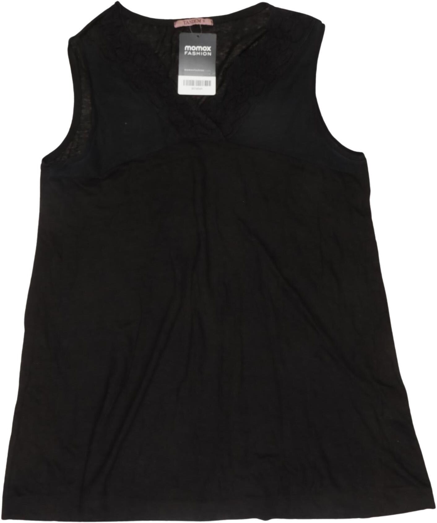 Transit PAR Such Damen Top, Schwarz, Gr. EU 32 (IT 38), Leinen / Viskose / Baumwolle / Synthetik - Second Hand