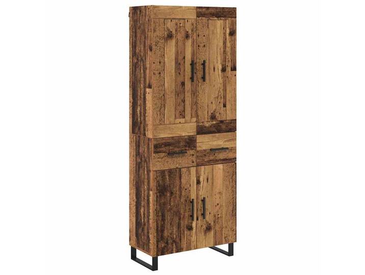 vidaXL Highboard Highboard 2 Stk. Altholz 69,5 x 34 x 180 cm (2 St)